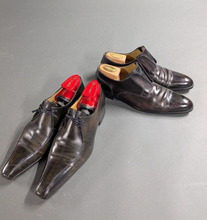 GERARD SENE, 
Two pairs of men's leather...