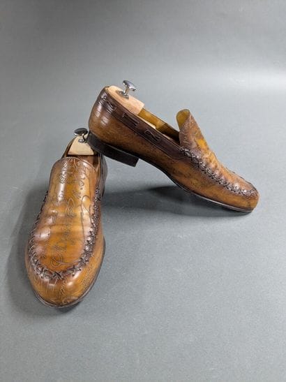 BERLUTI
Pair of men's leather shoes, size...