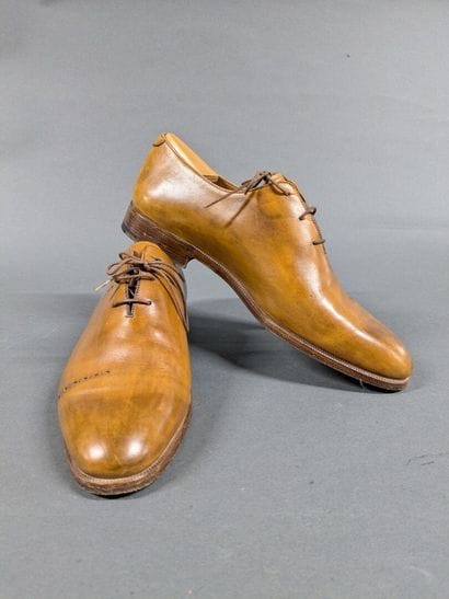 BERLUTI
Pair of men's leather shoes, size...