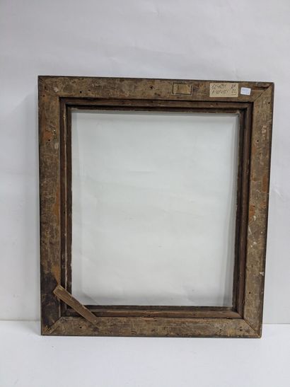 Set of two frames, one of which is a gilded...