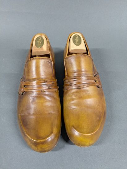 BERLUTI
Pair of men's leather shoes, size...