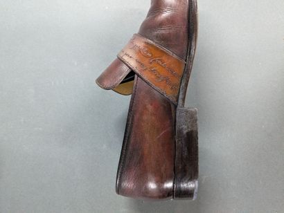 BERLUTI
Pair of men's leather shoes, size...