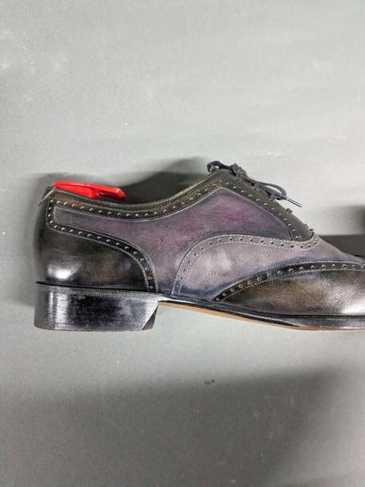GERARD SENE
Two pairs of men's leather shoes,...