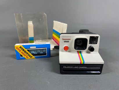 A Polaroid camera