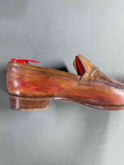 GERARD SENE
Two pairs of men's leather shoes,...