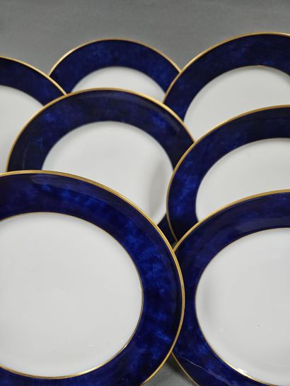 Sèvres 
Set of nine dinner plates and one...