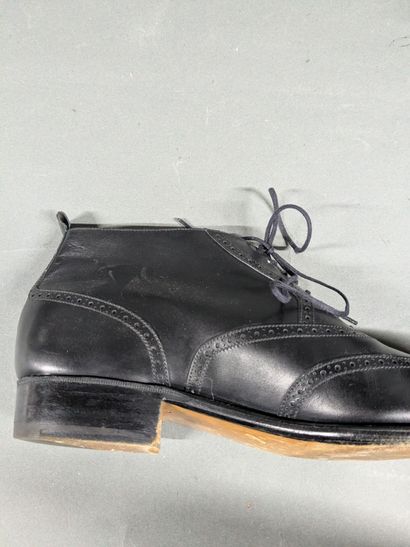 J.M WESTON
Pair of men's high-top leather...