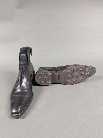 GERARD SENE
Pair of men's high-top leather...