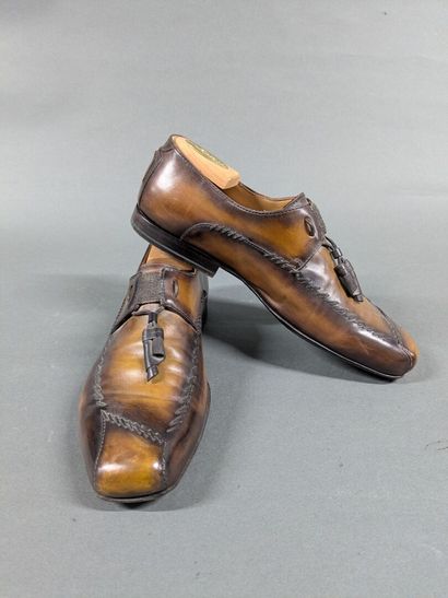BERLUTI
Pair of men's leather shoes, size...