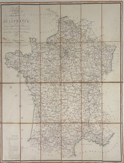 Mounted map of 