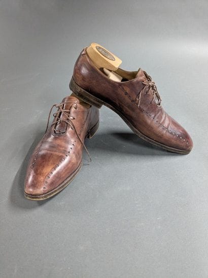 BERLUTI
Pair of men's leather shoes, size...