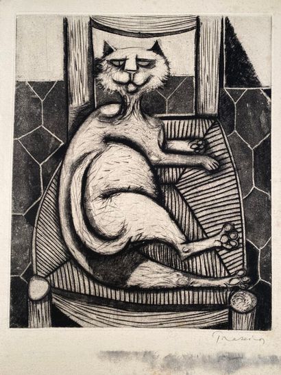 PRASSINOS, Mario (1916–1985)
Four etchings,...