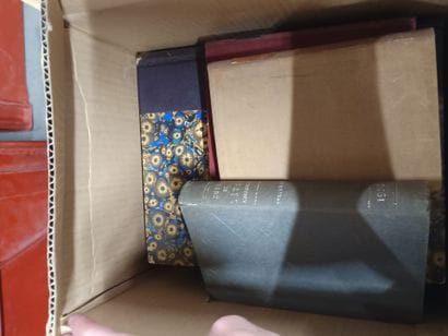 Set of four boxes of 19th- and 20th-century...