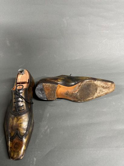 SANTONI
Two pairs of shoes, including a pair...