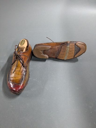 BERLUTI
Pair of men's leather shoes, size...
