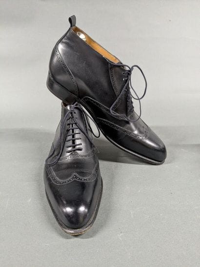 J.M WESTON
Pair of men's high-top leather...