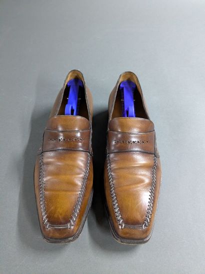 BERLUTI
Pair of men's leather shoes, size...