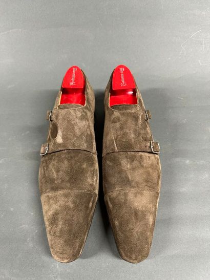 GERARD SENE
Two pairs of men's shoes, including...