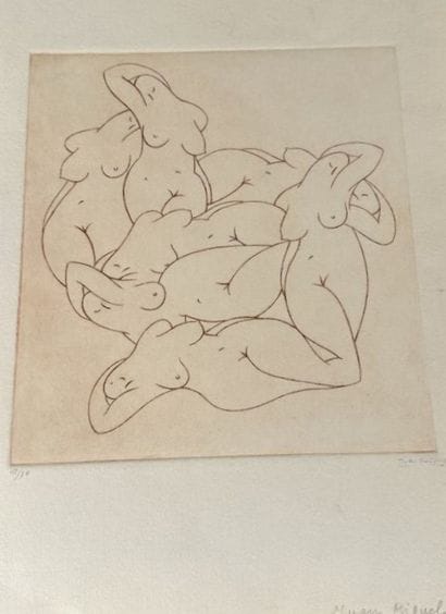 MIGUEL Juan (after)
Engraving signed and...