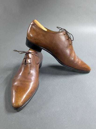BERLUTI
Pair of men's leather shoes, size...