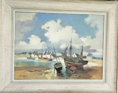 Lucien FOURNET (1902–1975)
Boats Stranded...