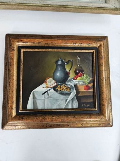 R. TANGUY
A Modest Snack
Oil on canvas, signed...
