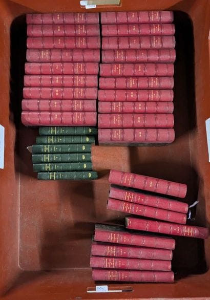 Set of books 
19th-century binding