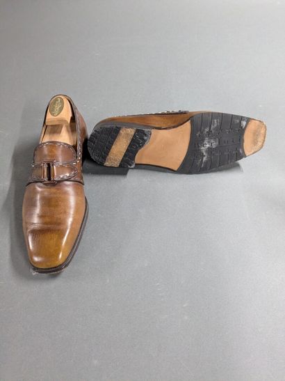 BERLUTI
Pair of men's leather shoes, size...