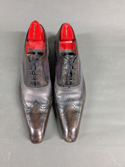 GERARD SENE
Two pairs of men's leather shoes,...