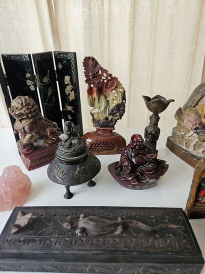 CHINA
Assortment of various items: Buddha...