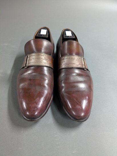 BERLUTI
Pair of men's leather shoes, size...