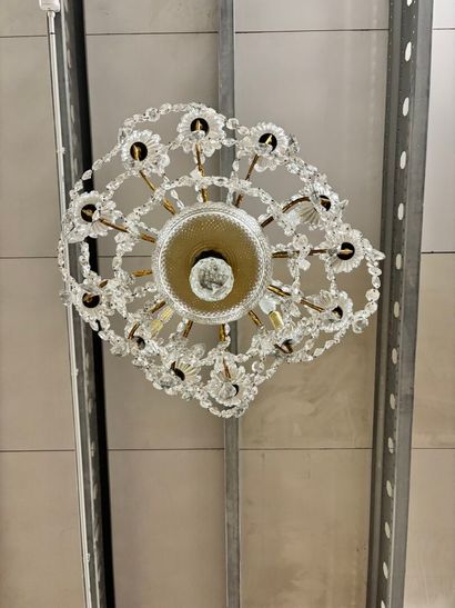 12-light basket chandelier 
Height 80 cm,...