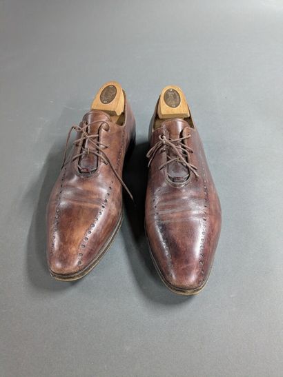 BERLUTI
Pair of men's leather shoes, size...