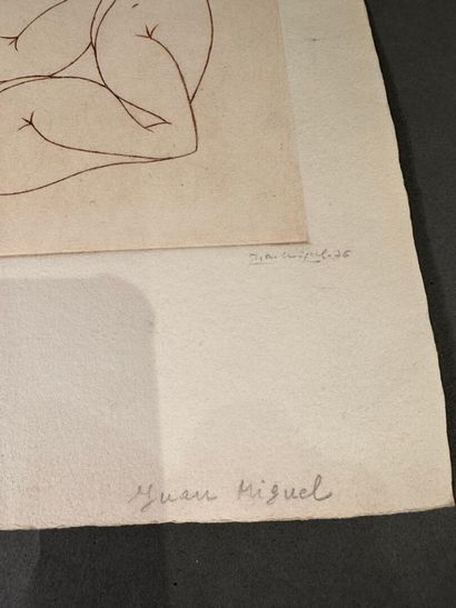MIGUEL Juan (after)
Engraving signed and...