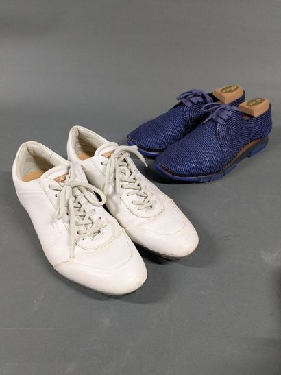 SANTONI, DOLCE CABANA 
Two pairs of men's...