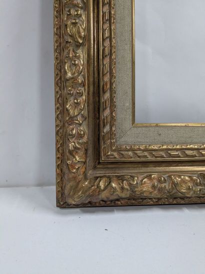 Set of two frames, one of which is a gilded...