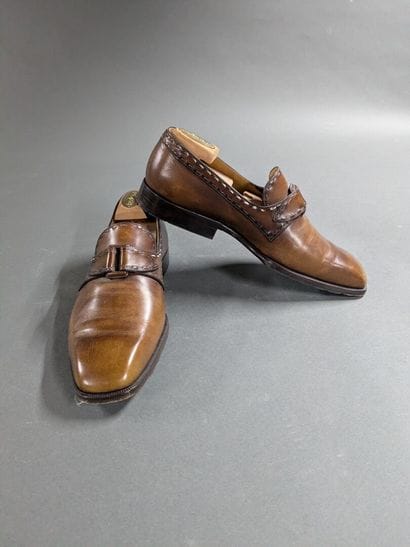 BERLUTI
Pair of men's leather shoes, size...