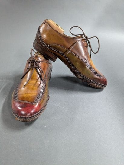 BERLUTI
Pair of men's leather shoes, size...
