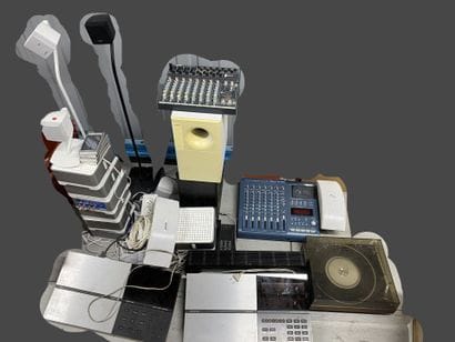 A set of Ifi equipment, including a BOS home...