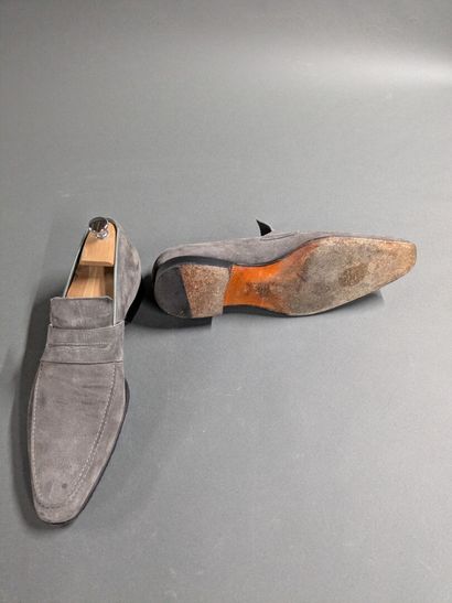 GERARD SENE
Two pairs of men's leather shoes,...