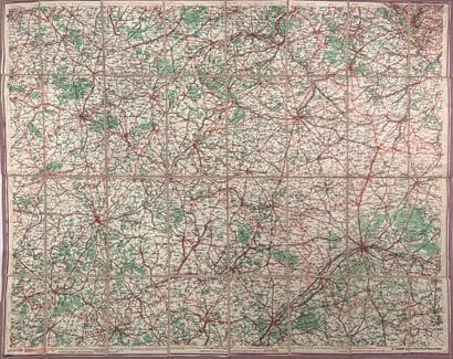 Mounted map of 