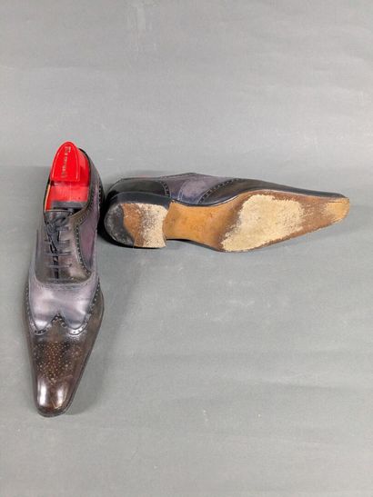 GERARD SENE
Two pairs of men's leather shoes,...