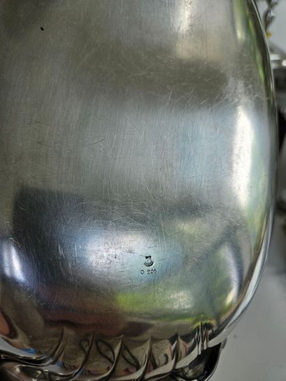 GALLIA
Silver plated metal bread basket and...