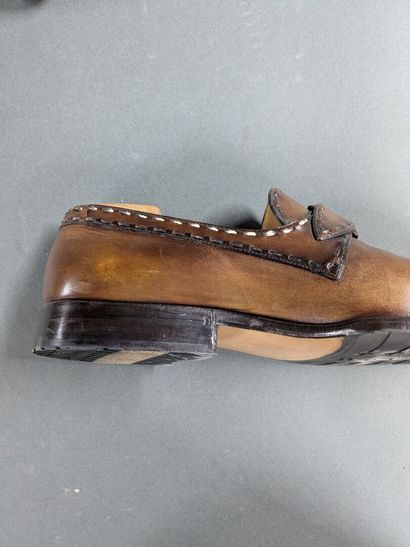 BERLUTI
Pair of men's leather shoes, size...
