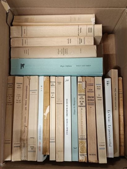 Set of four boxes of 20th-century paperb...