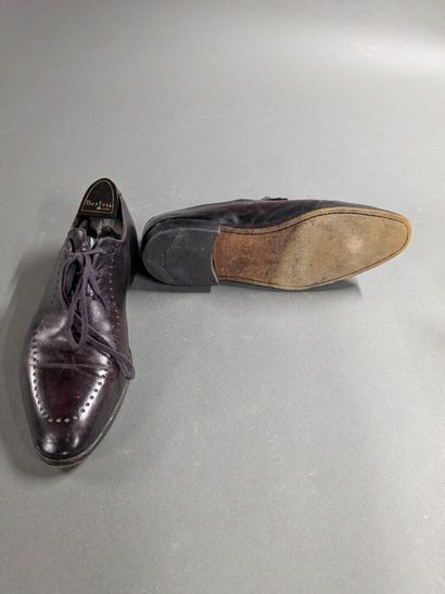 BERLUTI
Pair of men's leather shoes; the...