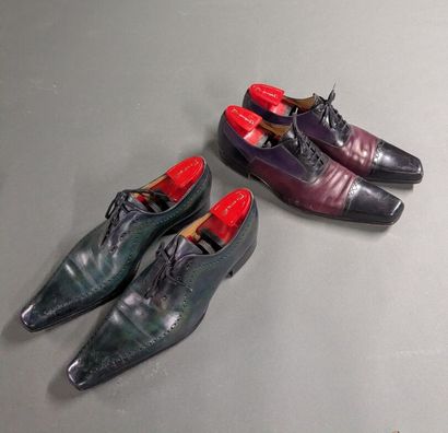 GERARD SENE, 
Two pairs of men's leather...