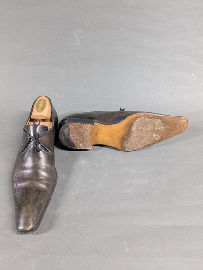 GERARD SENE
Two pairs of men's leather shoes,...