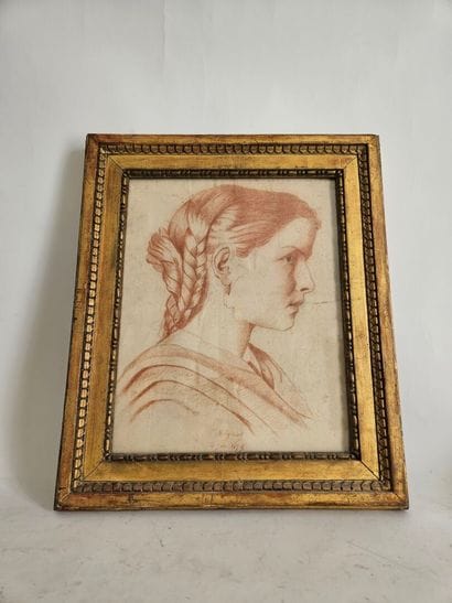 Charles MIGNOT
Portrait of a woman in profile...