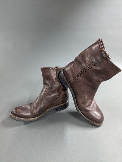 RALPH LAUREN
Pair of men's high-top leather...